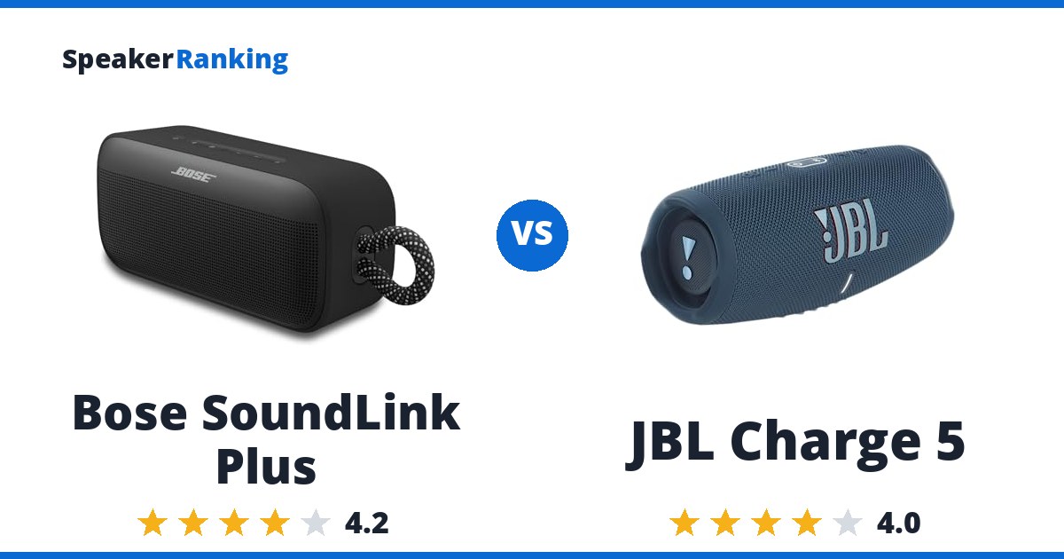 Bose SoundLink Plus vs JBL Charge 5