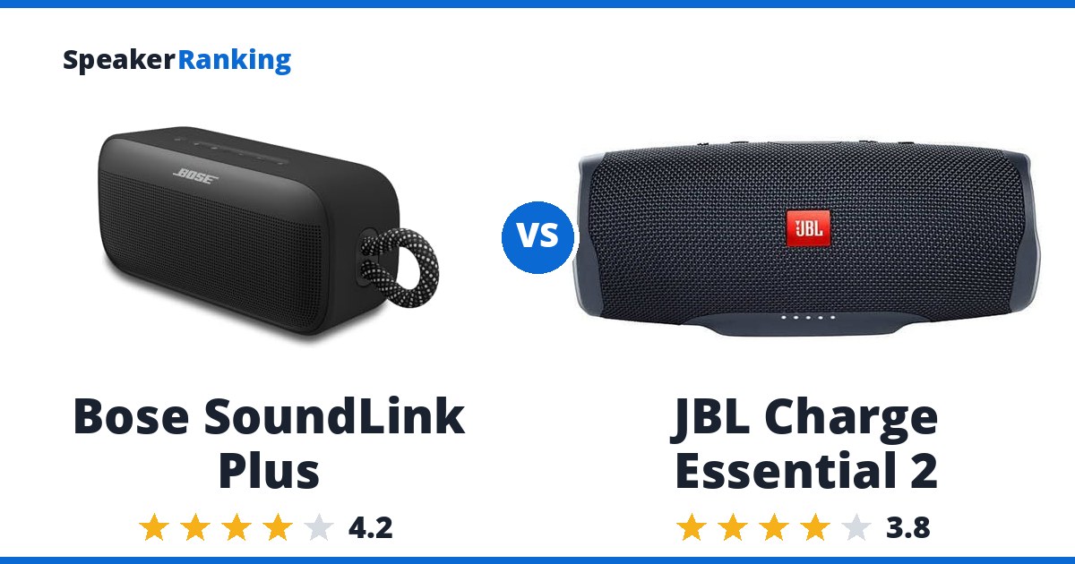 Bose SoundLink Plus vs JBL Charge Essential 2