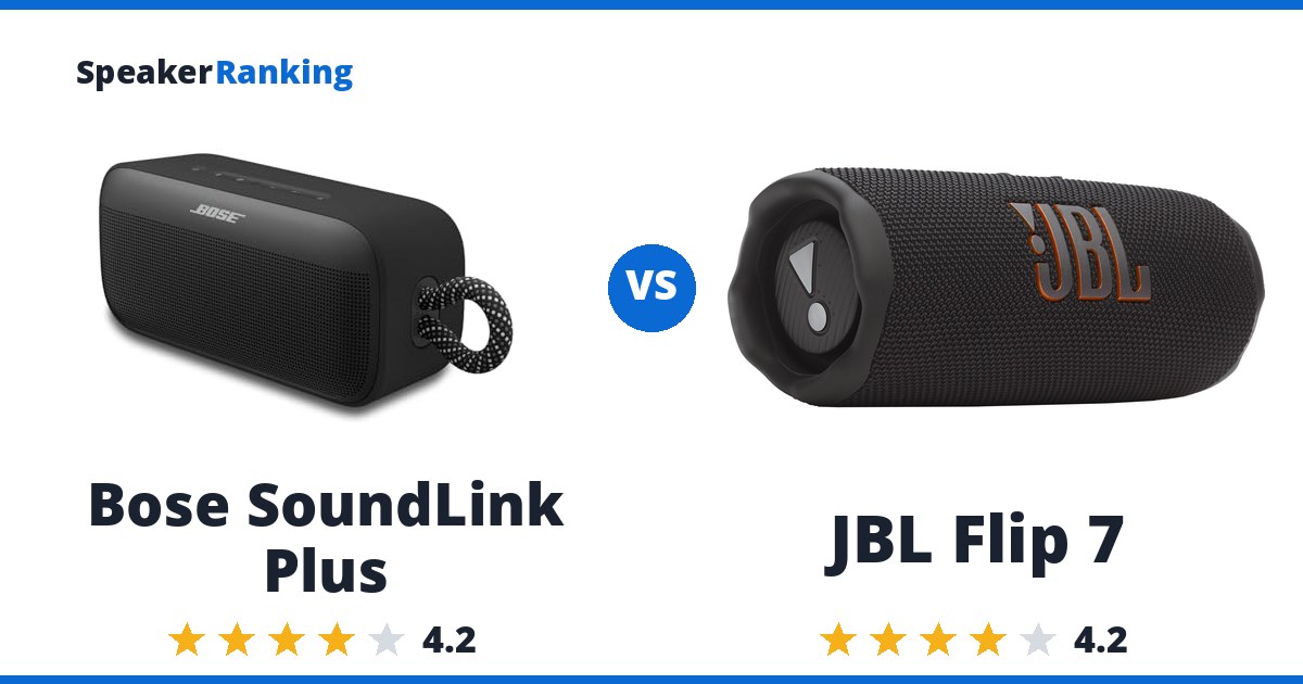 Bose SoundLink Plus vs JBL Flip 7