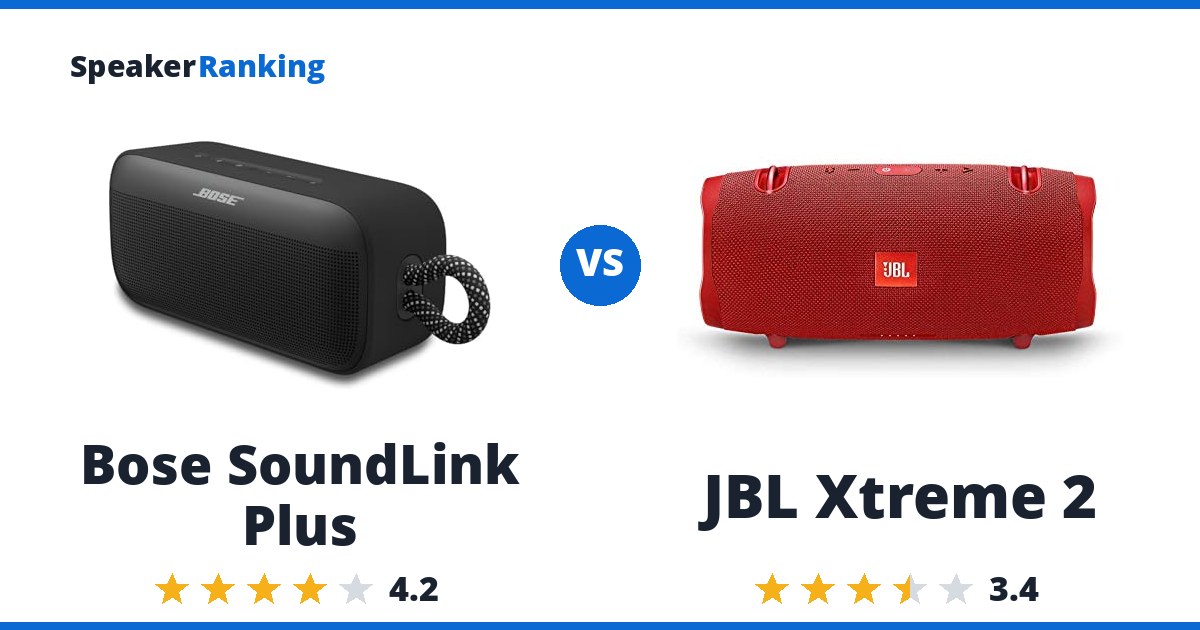 Bose SoundLink Plus vs JBL Xtreme 2