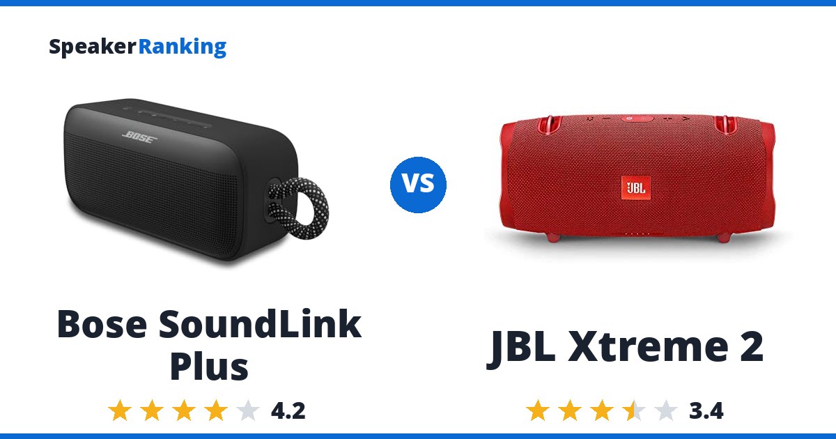 Bose SoundLink Plus vs JBL Xtreme 2
