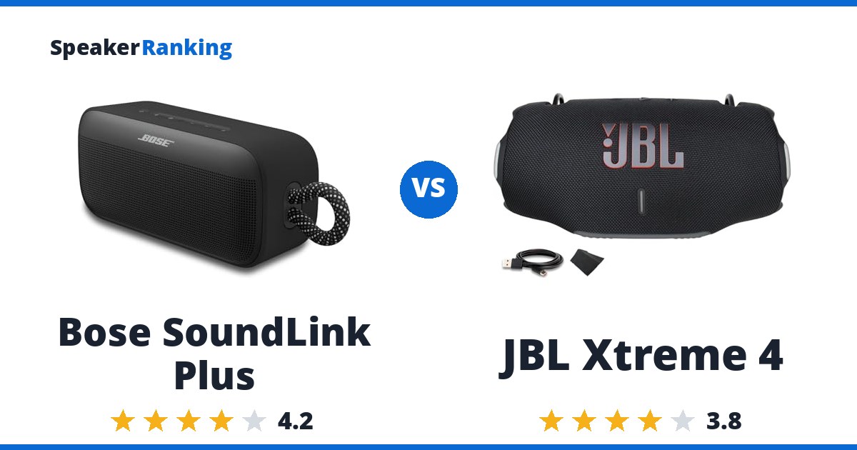 Bose SoundLink Plus vs JBL Xtreme 4