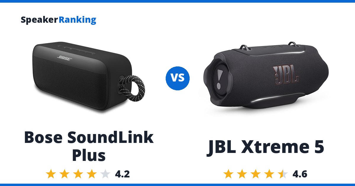 Bose SoundLink Plus vs JBL Xtreme 5