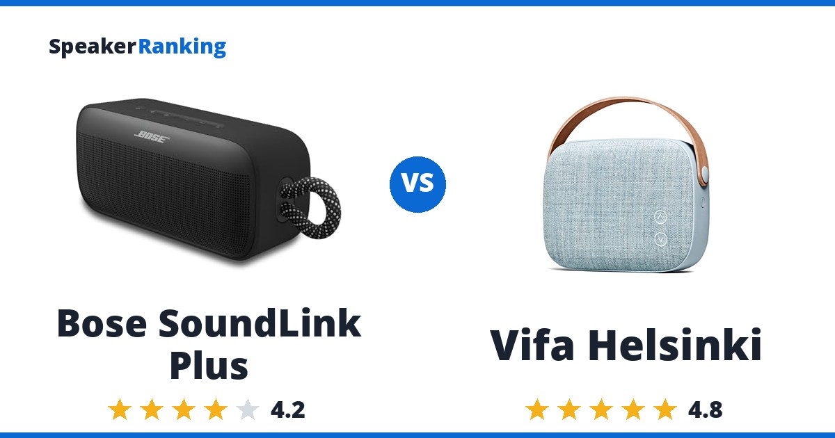 Bose SoundLink Plus vs Vifa Helsinki