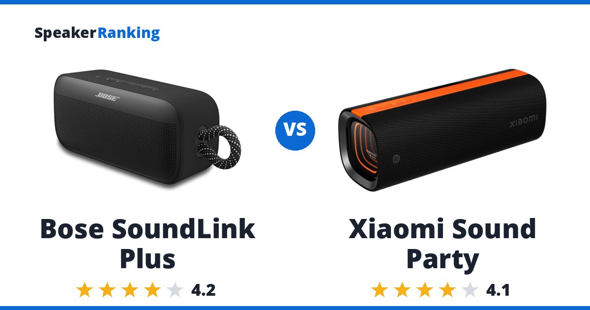 Bose SoundLink Plus vs Xiaomi Sound Party
