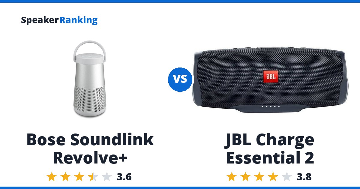 Bose Soundlink Revolve+ vs JBL Charge Essential 2