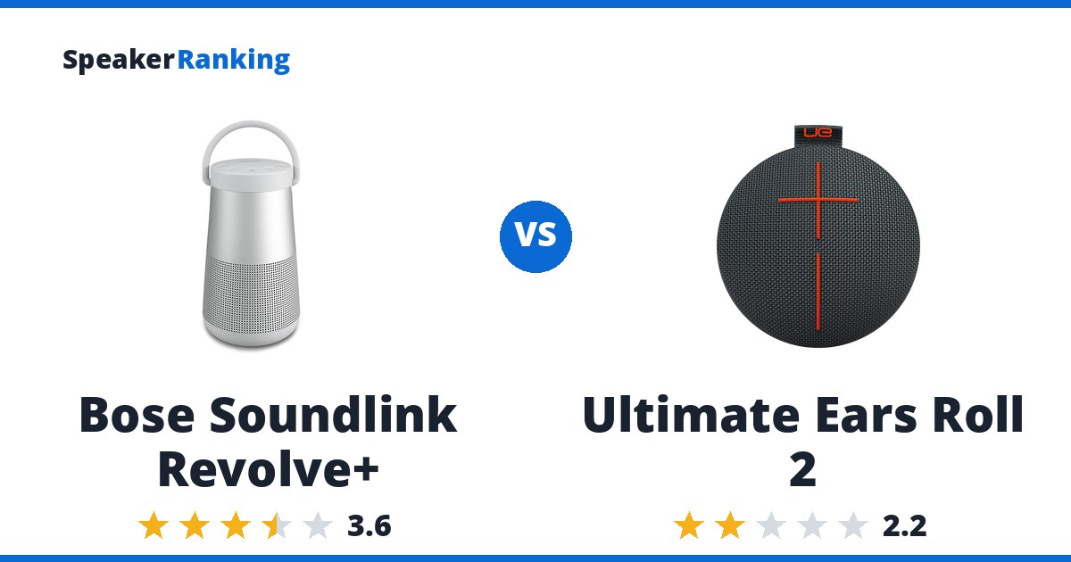 Bose Soundlink Revolve+ vs Ultimate Ears Roll 2