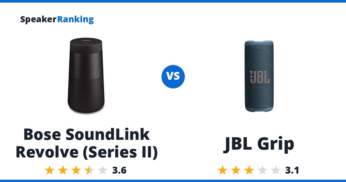 Bose SoundLink Revolve (Series II) vs JBL Grip