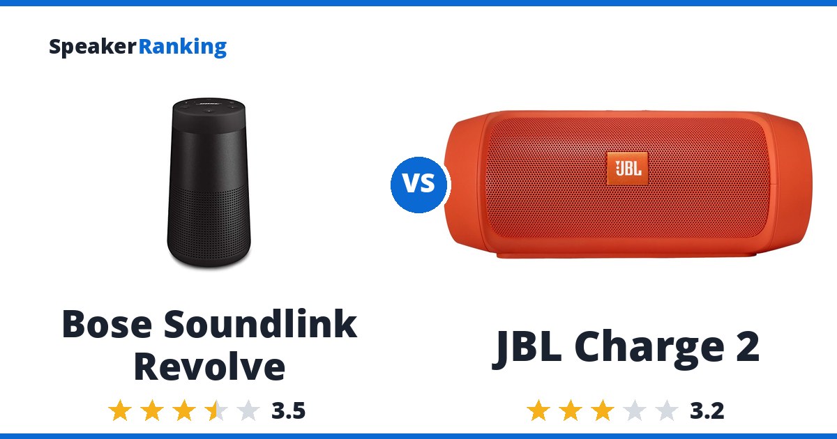 Bose Soundlink Revolve vs JBL Charge 2