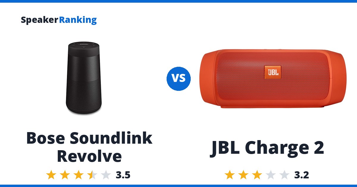 Bose Soundlink Revolve vs JBL Charge 2