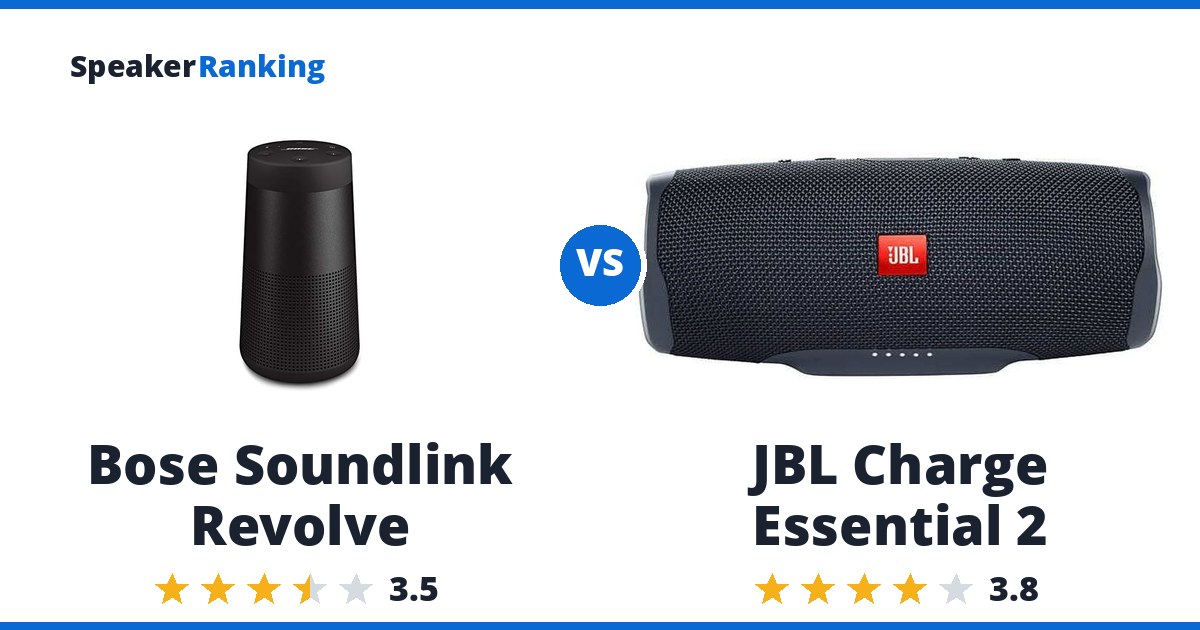 Bose Soundlink Revolve vs JBL Charge Essential 2