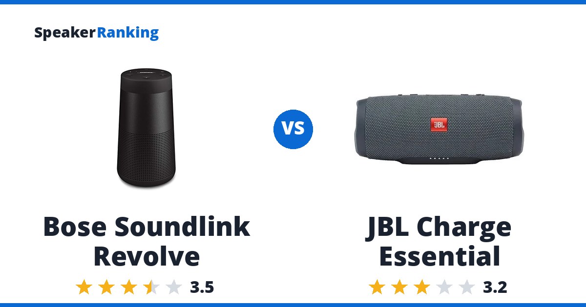 Bose Soundlink Revolve vs JBL Charge Essential