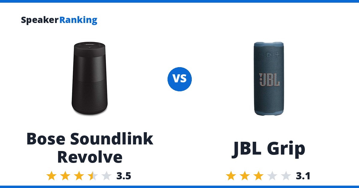 Bose Soundlink Revolve vs JBL Grip