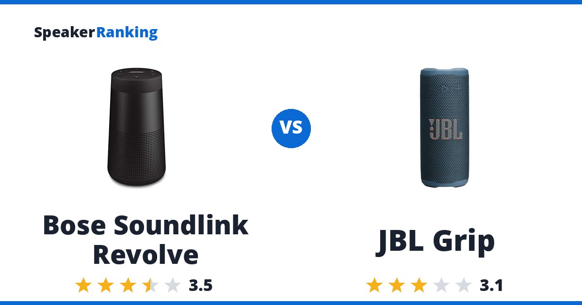 Bose Soundlink Revolve vs JBL Grip