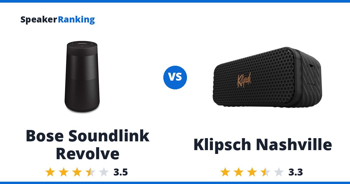 Bose Soundlink Revolve vs Klipsch Nashville