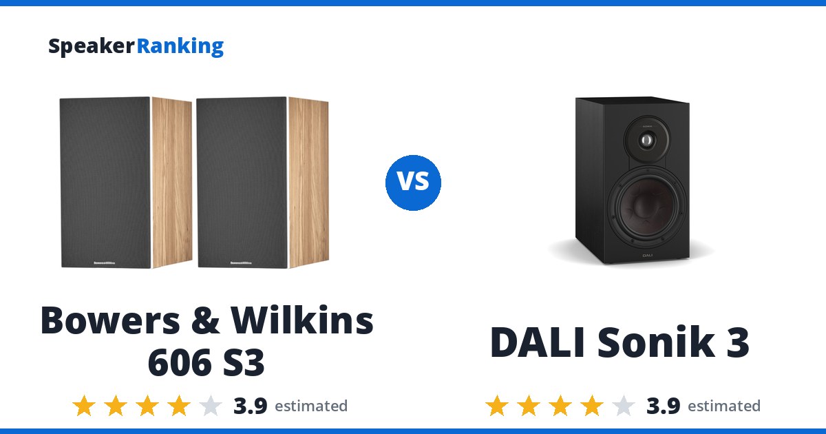Bowers & Wilkins 606 S3 vs DALI Sonik 3