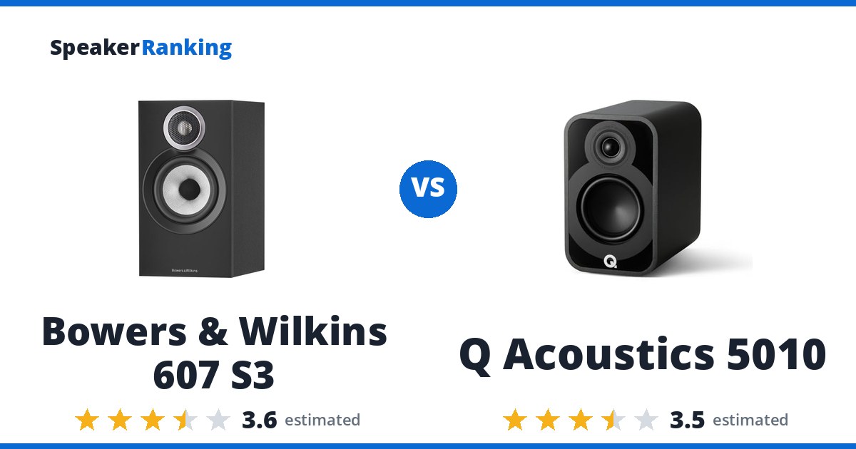 Bowers & Wilkins 607 S3 vs Q Acoustics 5010