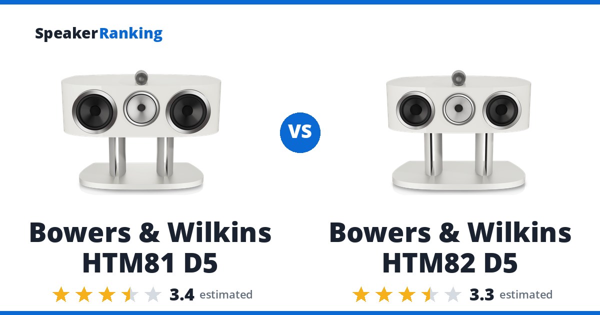 Bowers & Wilkins HTM81 D5 vs Bowers & Wilkins HTM82 D5