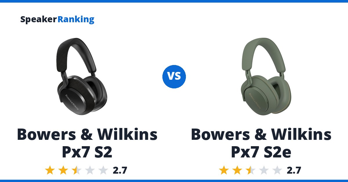 Bowers & Wilkins Px7 S2 vs Bowers & Wilkins Px7 S2e