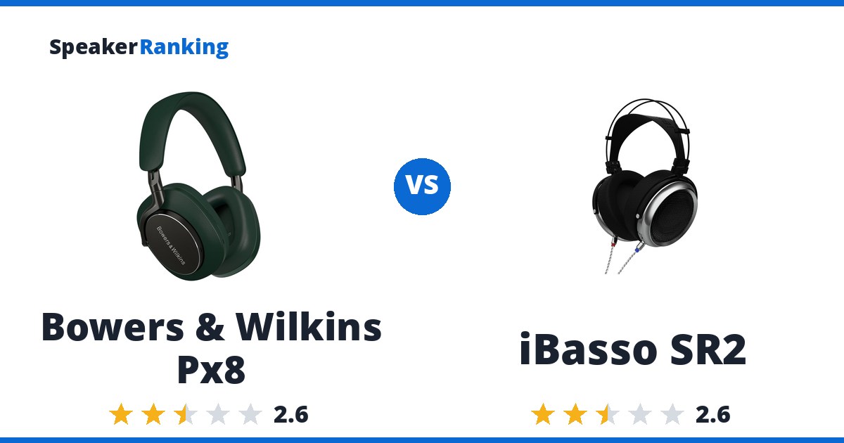 Bowers & Wilkins Px8 vs iBasso SR2