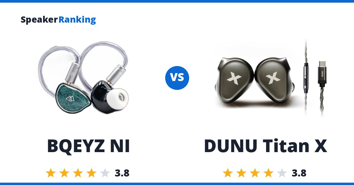 BQEYZ NI vs DUNU Titan X