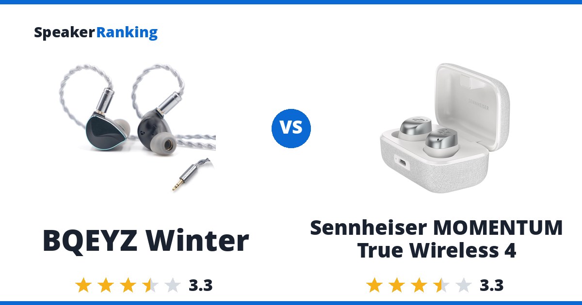 BQEYZ Winter vs Sennheiser MOMENTUM True Wireless 4