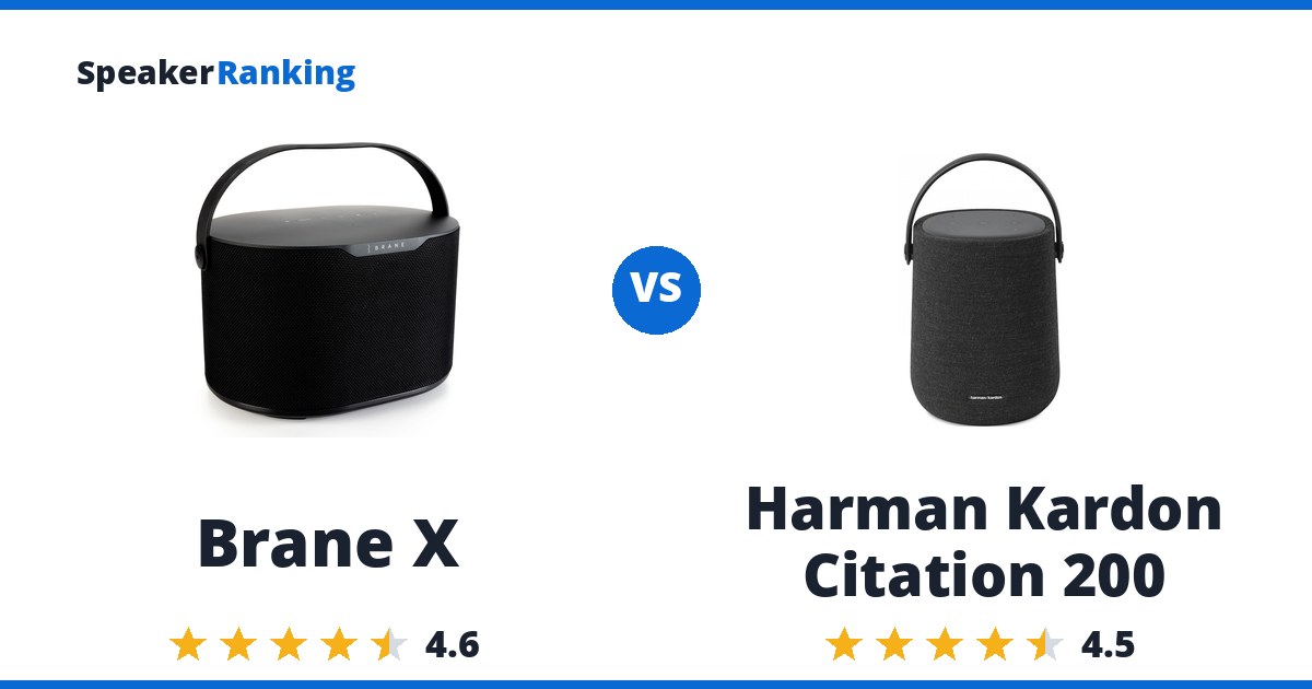 Brane X vs Harman Kardon Citation 200