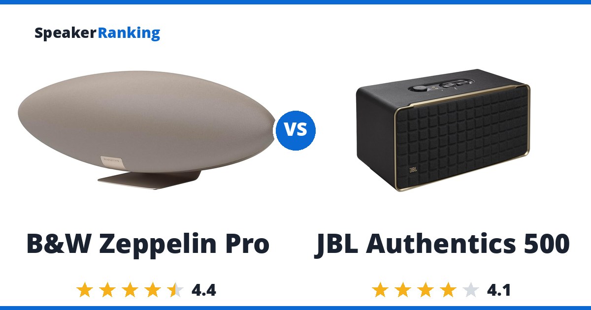 B&W Zeppelin Pro vs JBL Authentics 500