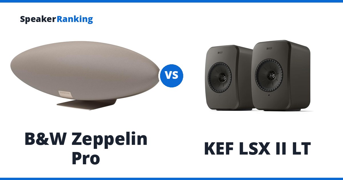 B&W Zeppelin Pro vs KEF LSX II LT