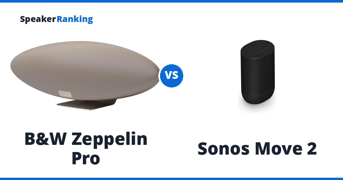 B&W Zeppelin Pro vs Sonos Move 2
