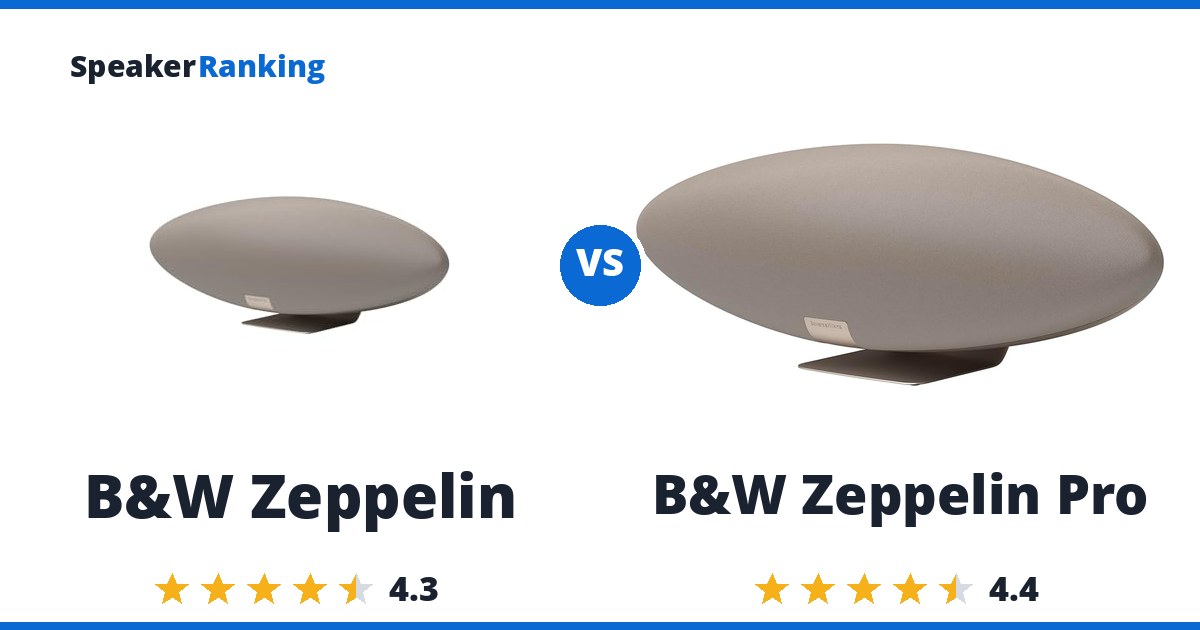 B&W Zeppelin vs B&W Zeppelin Pro