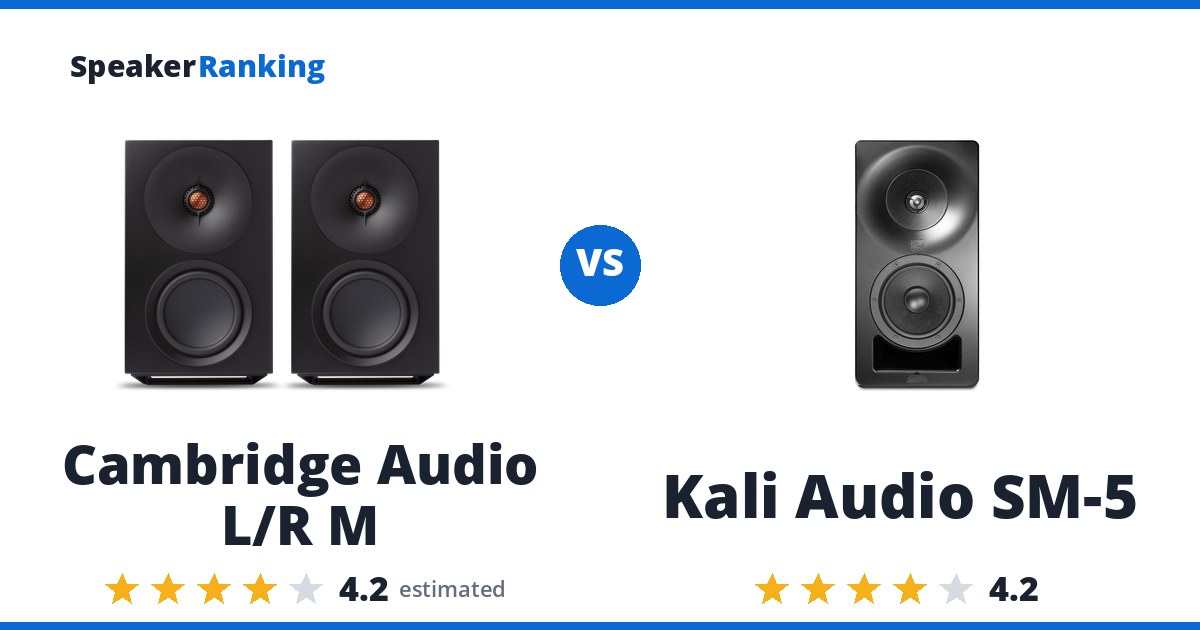 Cambridge Audio L/R M vs Kali Audio SM-5