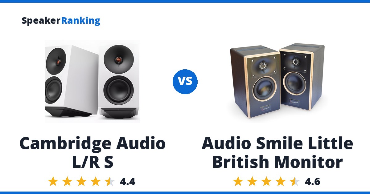 Cambridge Audio L/R S vs Audio Smile Little British Monitor