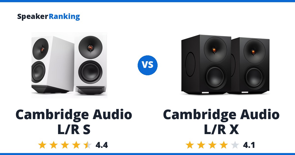 Cambridge Audio L/R S vs Cambridge Audio L/R X