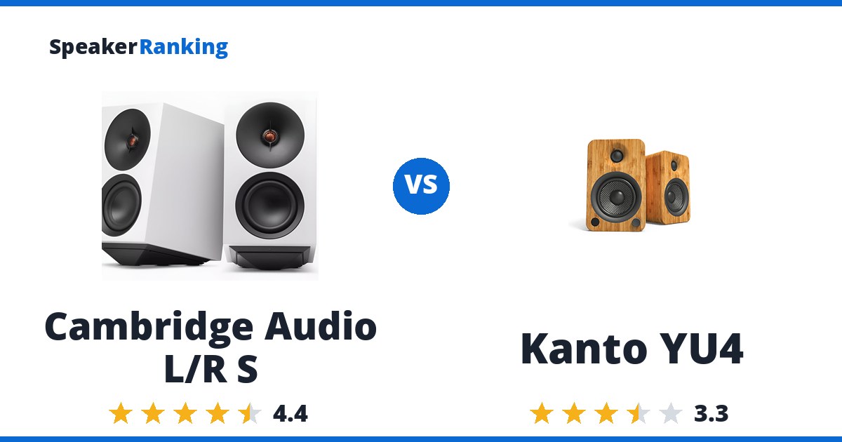 Cambridge Audio L/R S vs Kanto YU4
