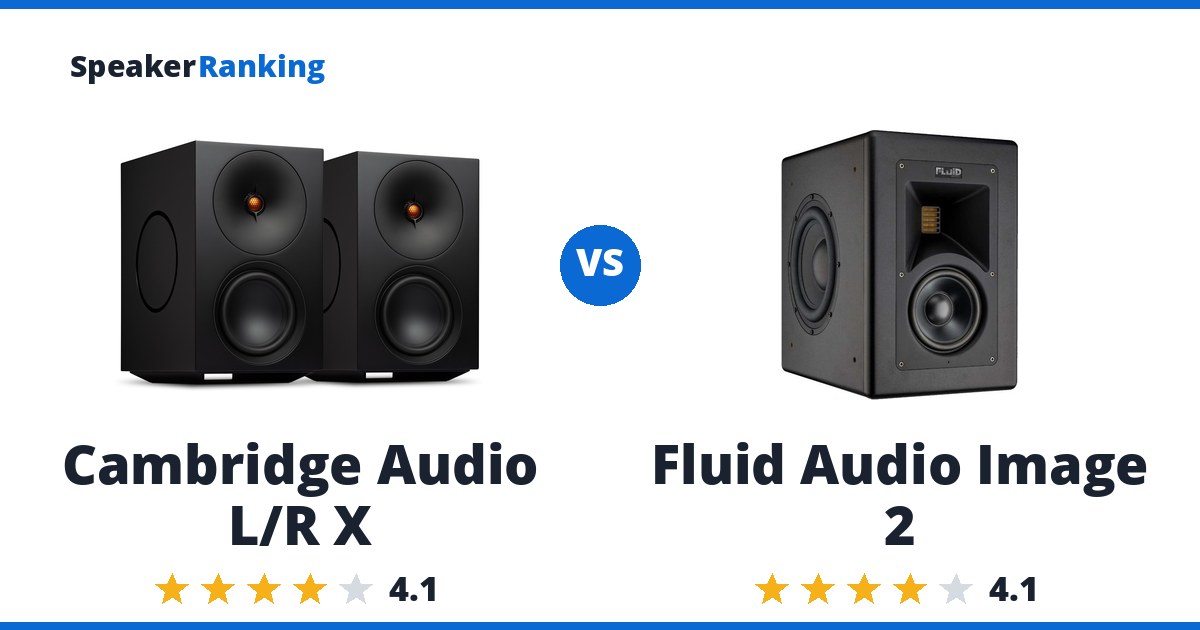 Cambridge Audio L/R X vs Fluid Audio Image 2