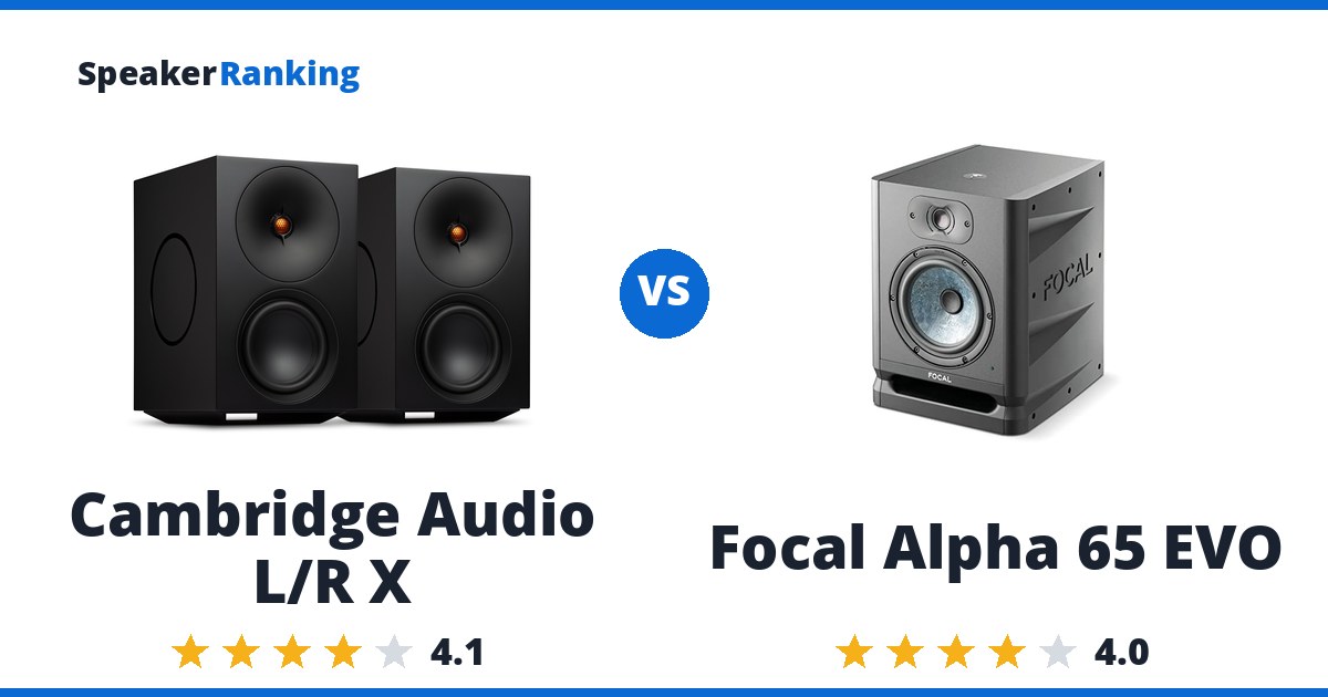 Cambridge Audio L/R X vs Focal Alpha 65 EVO