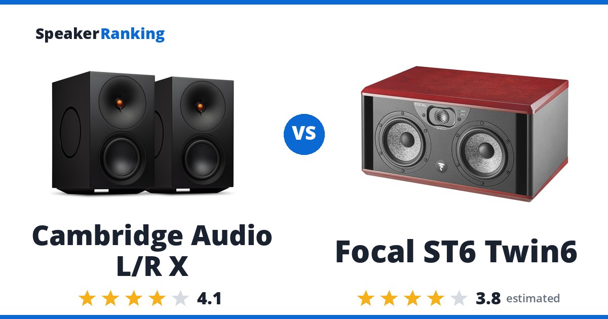 Cambridge Audio L/R X vs Focal ST6 Twin6