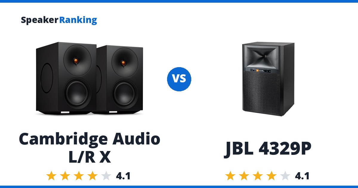 Cambridge Audio L/R X vs JBL 4329P