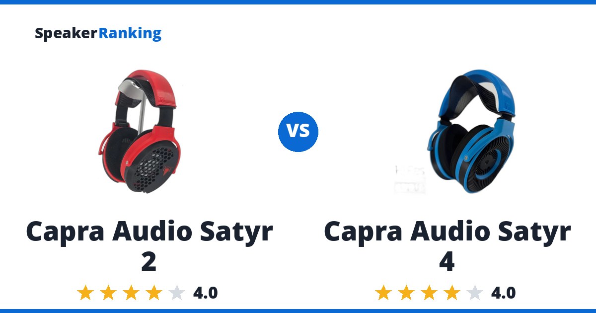 Capra Audio Satyr 2 vs Capra Audio Satyr 4