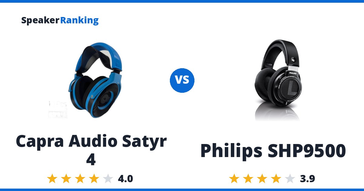 Capra Audio Satyr 4 vs Philips SHP9500