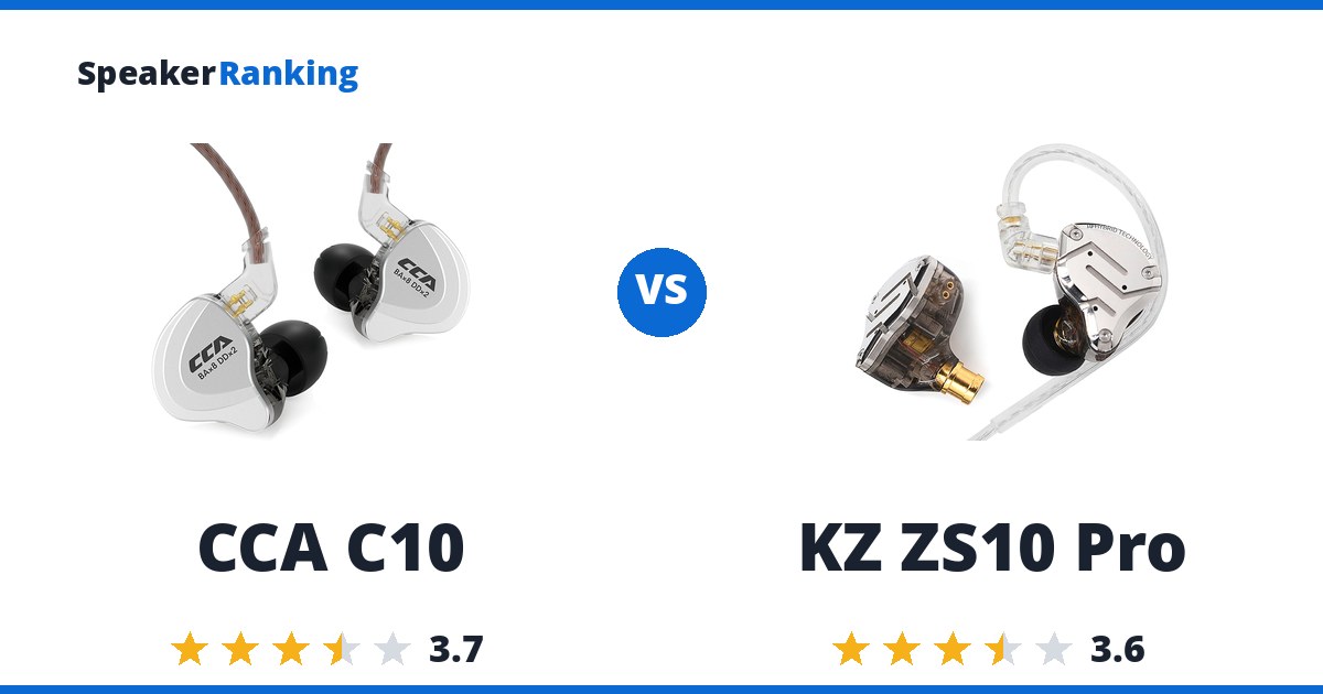CCA C10 vs KZ ZS10 Pro