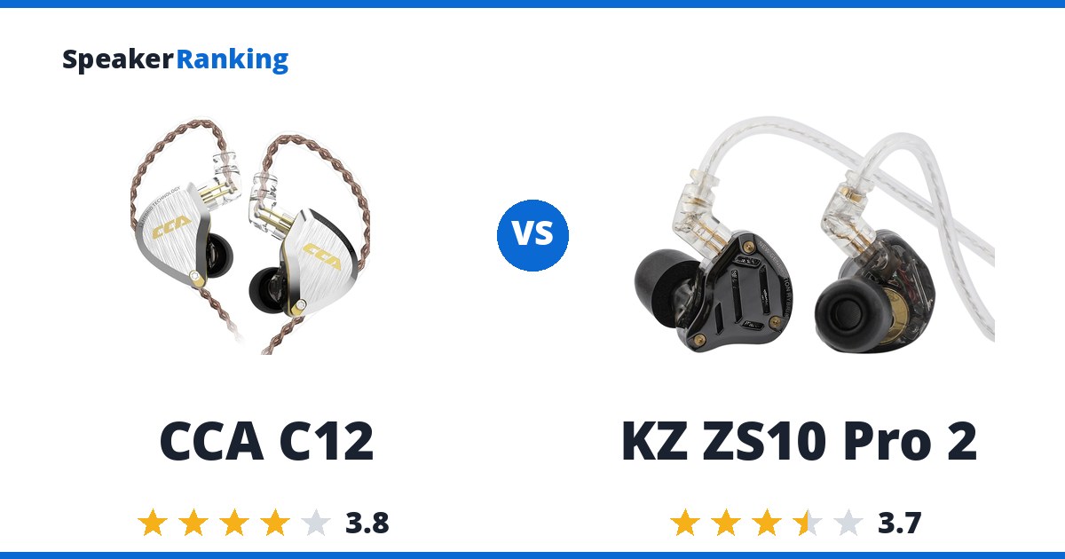 CCA C12 vs KZ ZS10 Pro 2