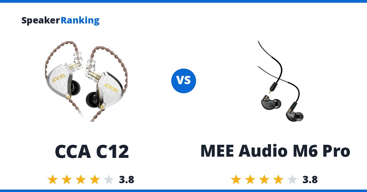 CCA C12 vs MEE Audio M6 Pro