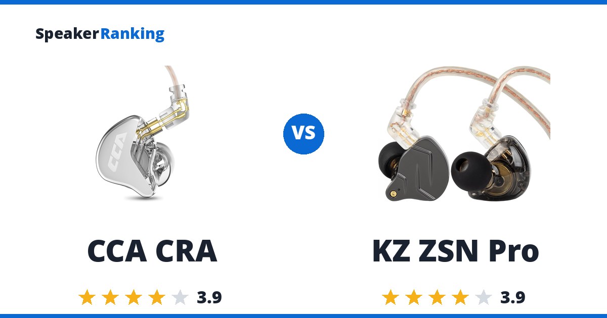 CCA CRA vs KZ ZSN Pro