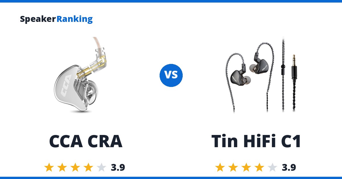 CCA CRA vs Tin HiFi C1