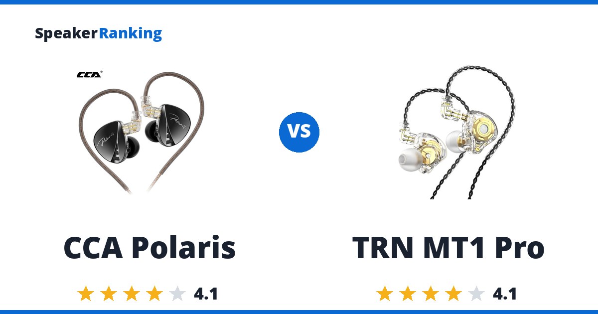 CCA Polaris vs TRN MT1 Pro
