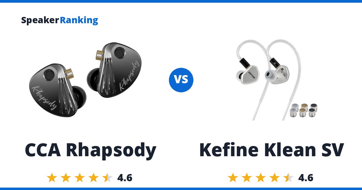 CCA Rhapsody vs Kefine Klean SV