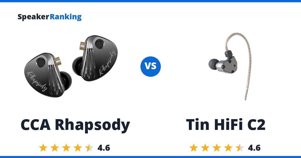 CCA Rhapsody vs Tin HiFi C2