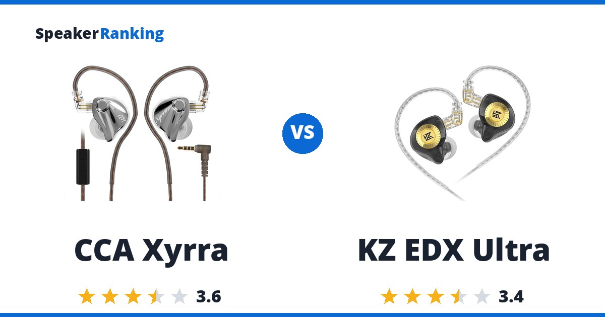 CCA Xyrra vs KZ EDX Ultra